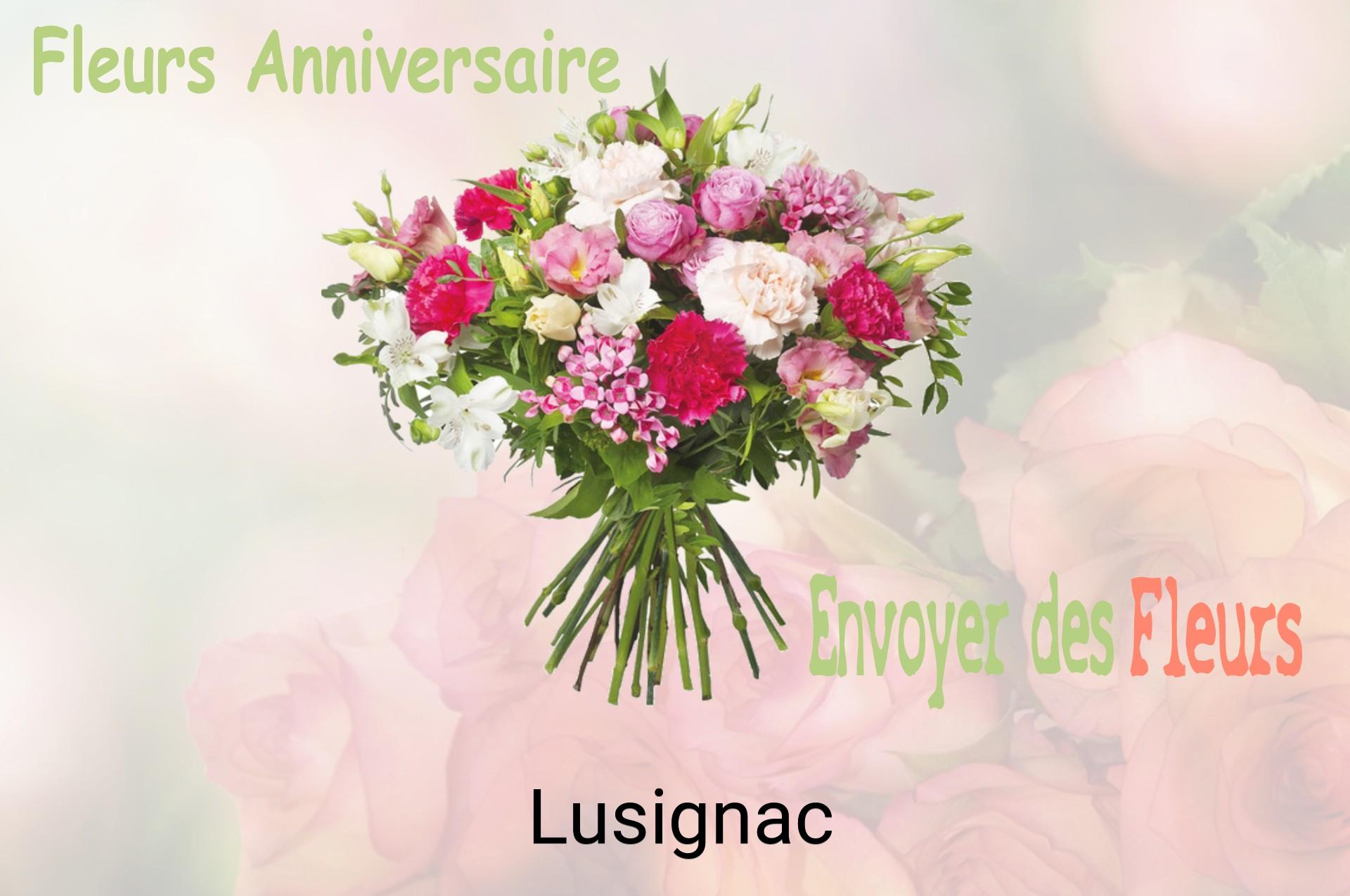 Bouquet de fleurs d’anniversaire livré à Lusignac
